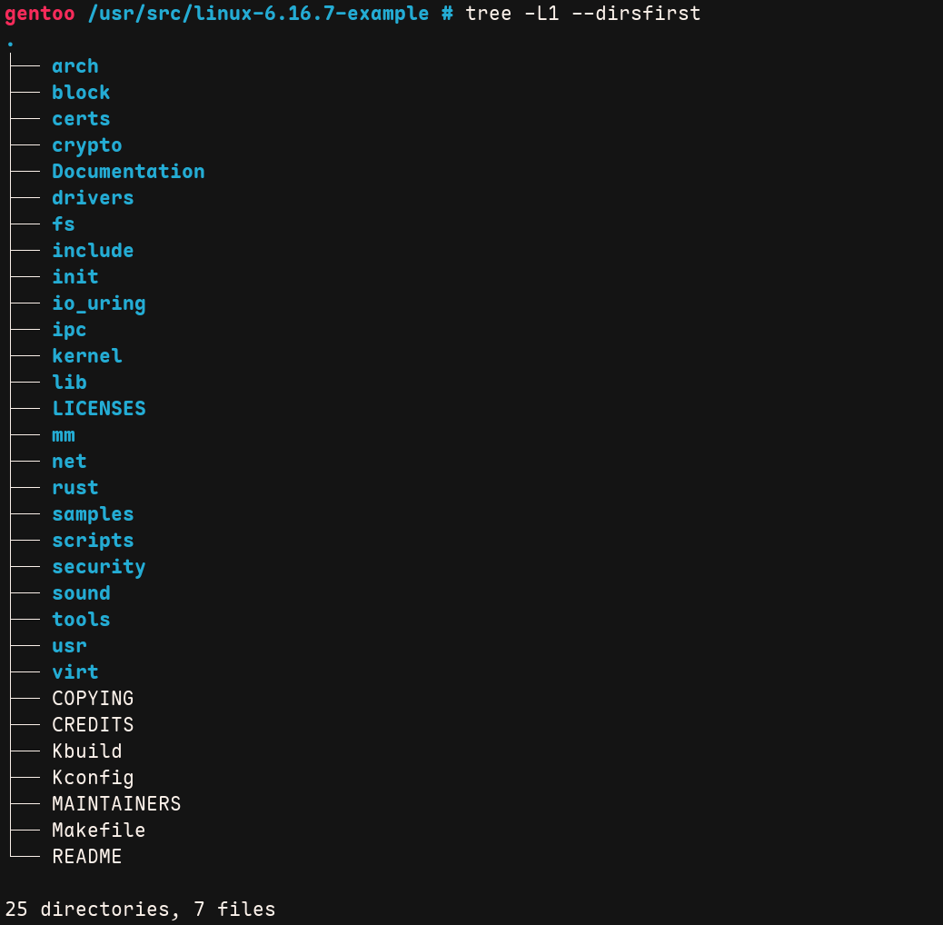 Clean Kernel tree
