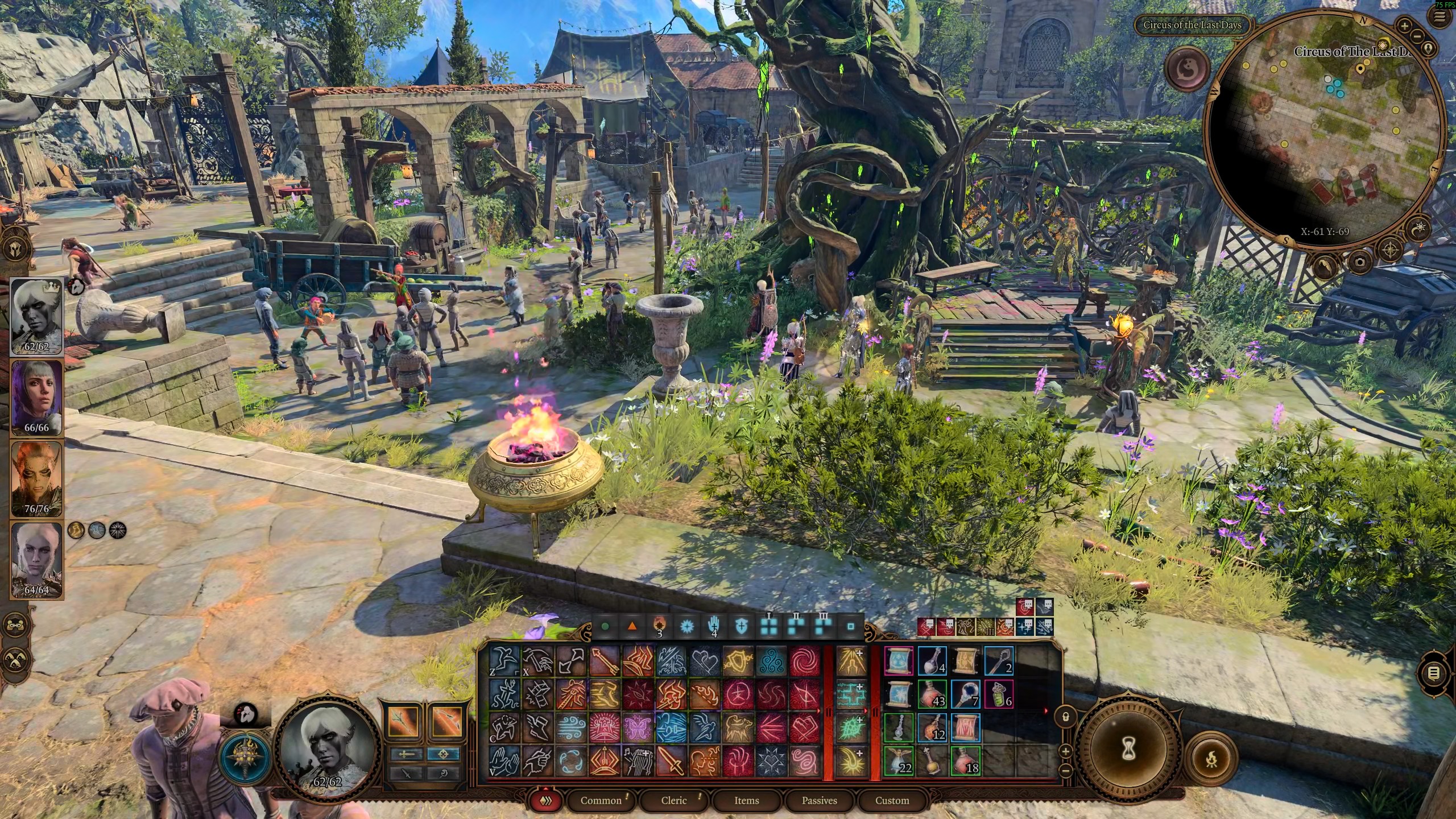 Baldur’s Gate 3 (Act 3) at 1440p on ultra, xess taa.