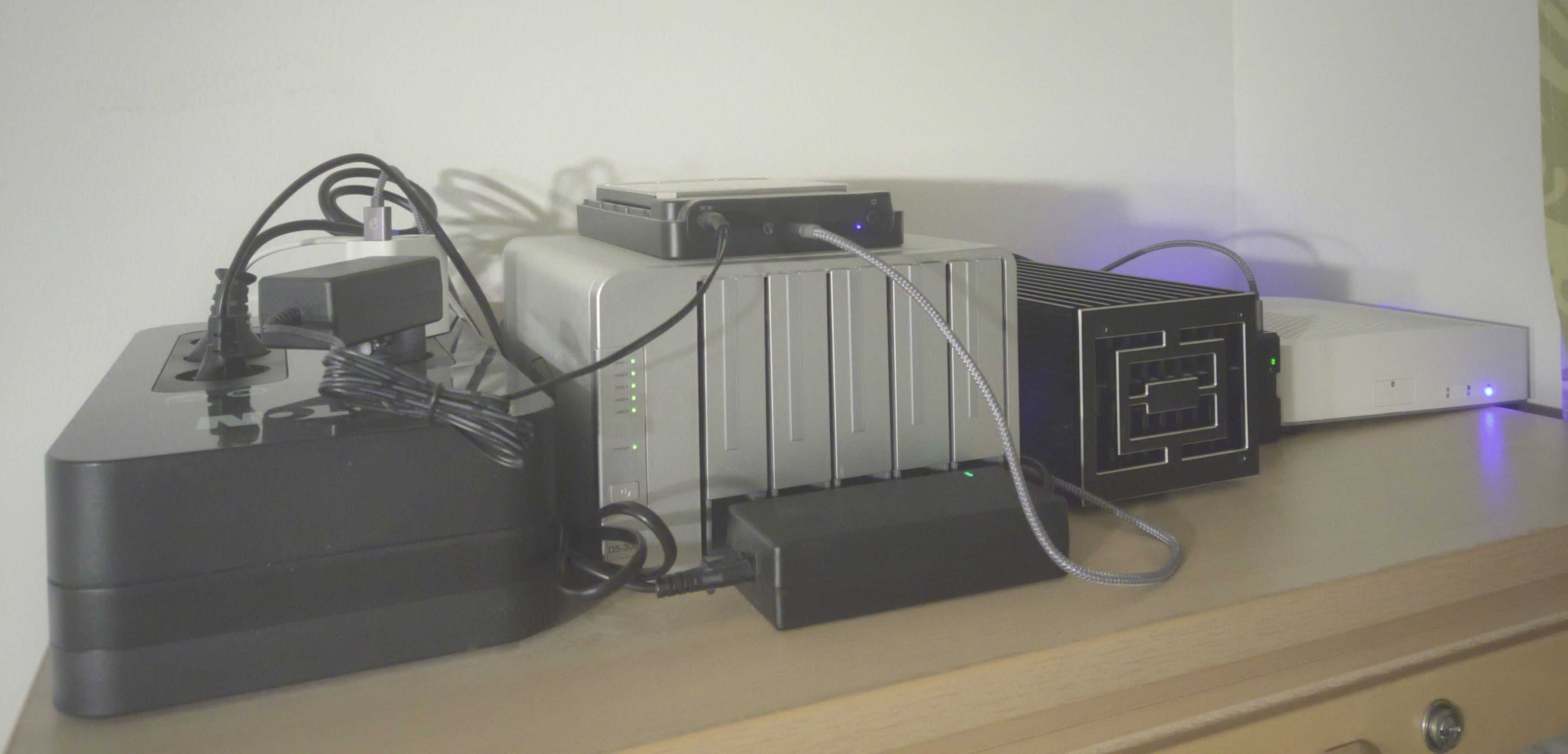 A photo from the migration to the dedicated router