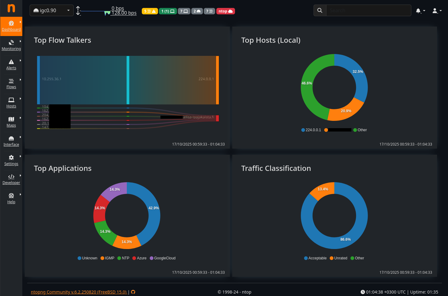 ntopng web ui view