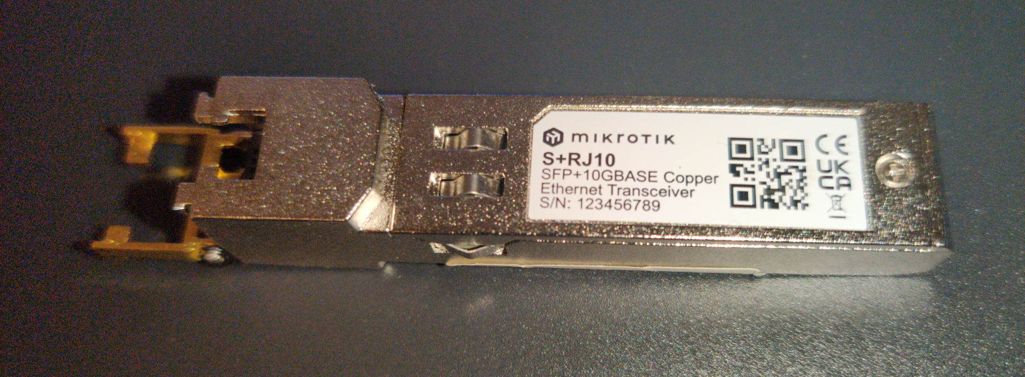 Mikrotik SFP+ module for 10GBASE-T RJ45